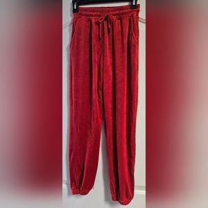 Red Velvet Joggers